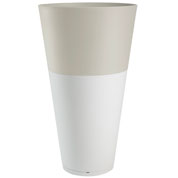 Pot Tokyo - White / Grey - D.50 H.80 cm